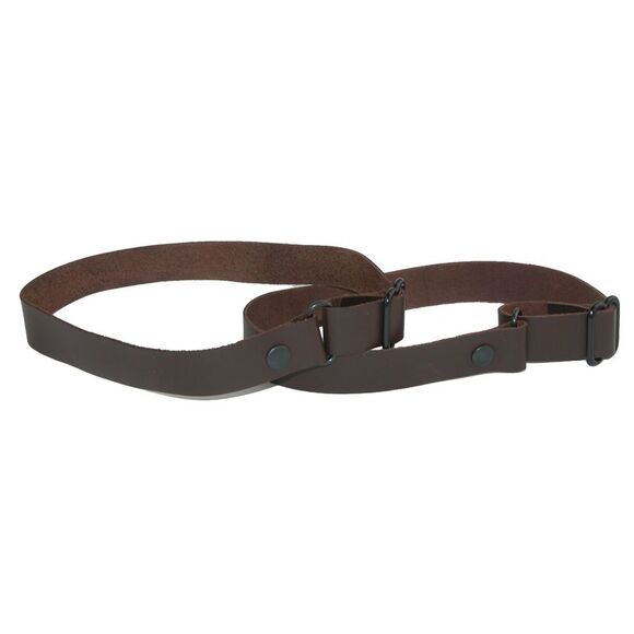 CTM Men's Coated Leather Solid Color Adjustable Armband Sleeve Garter - Picture 1 of 1